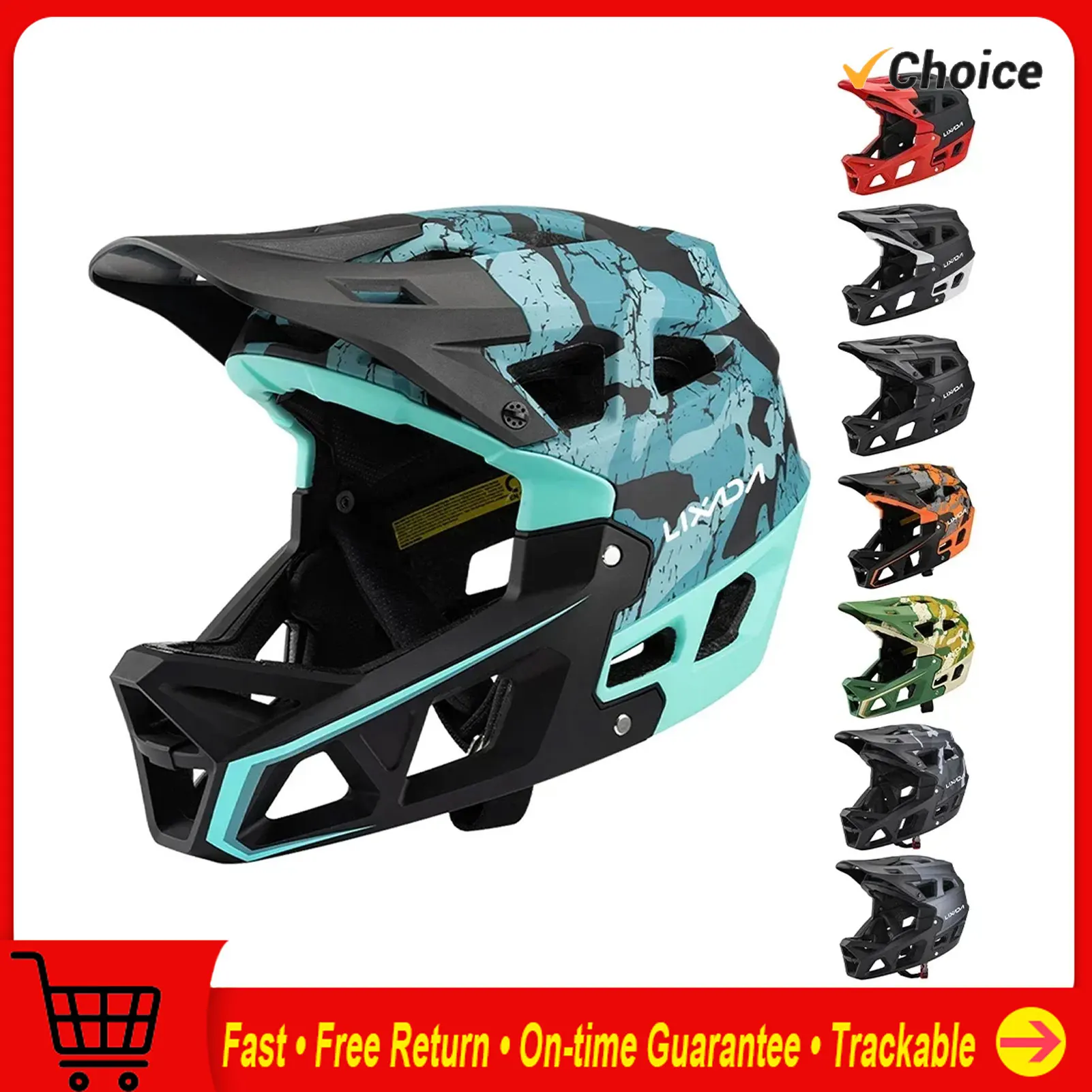 Mountain Biking Helmet Full Face - Equipamento de ciclismo de segurança para