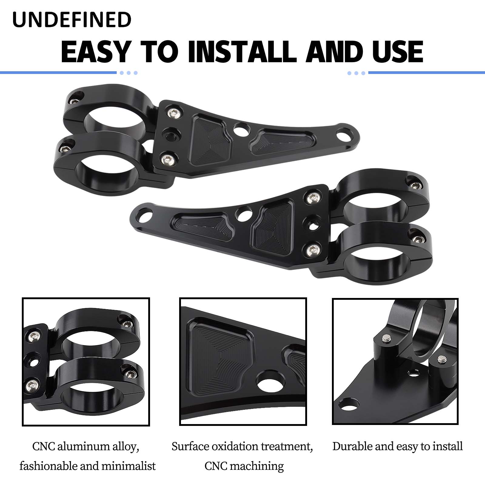 Mountain Biking Denver - Motocicleta Headlight Mount Bracket, braçadeira cabeça,