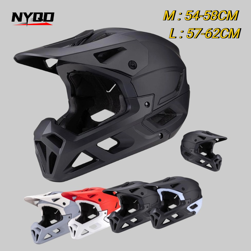 Mountain Biking Helmet Full Face - Capacete de Ciclismo Adulto para Downhill