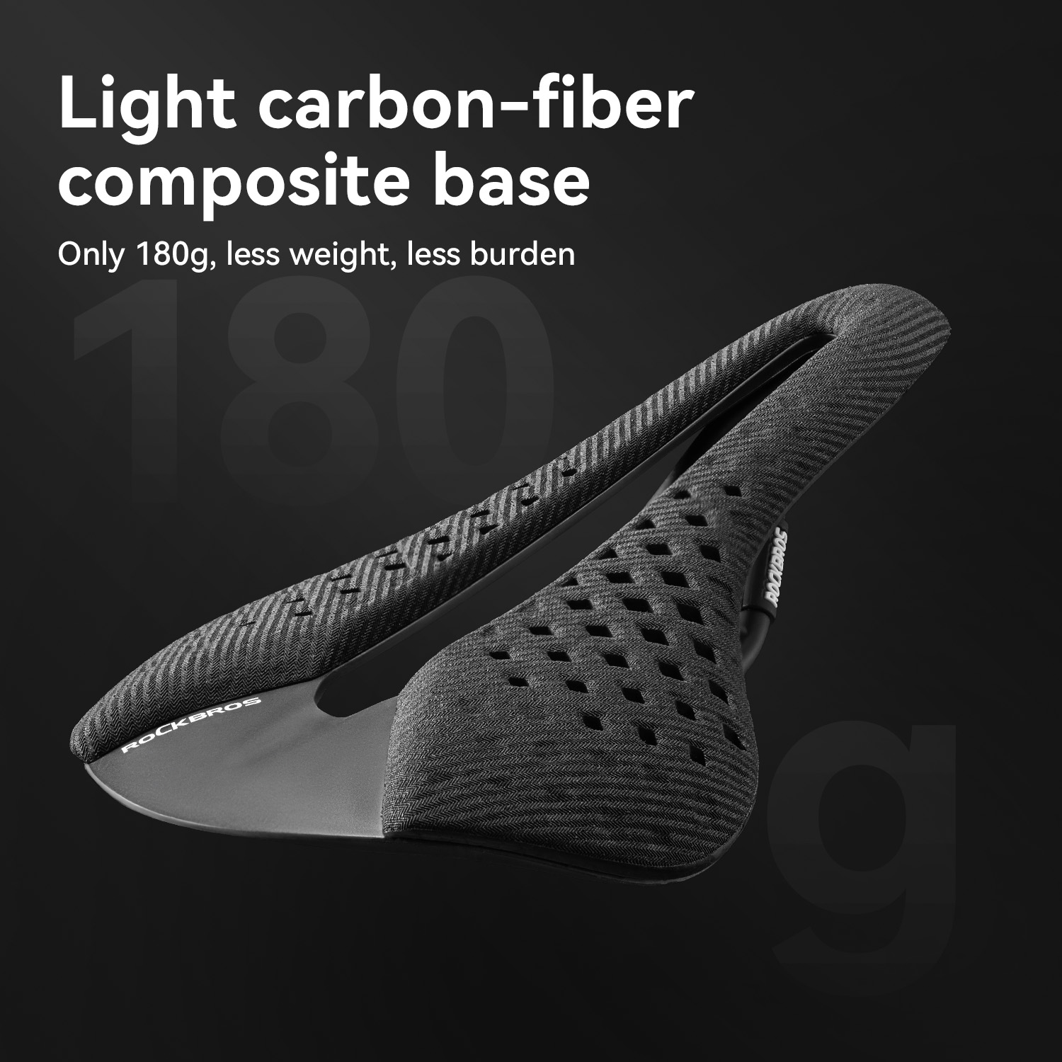 Mtb Saddle Lightweight - Selim de Bicicleta ROCKBROS em Fibra