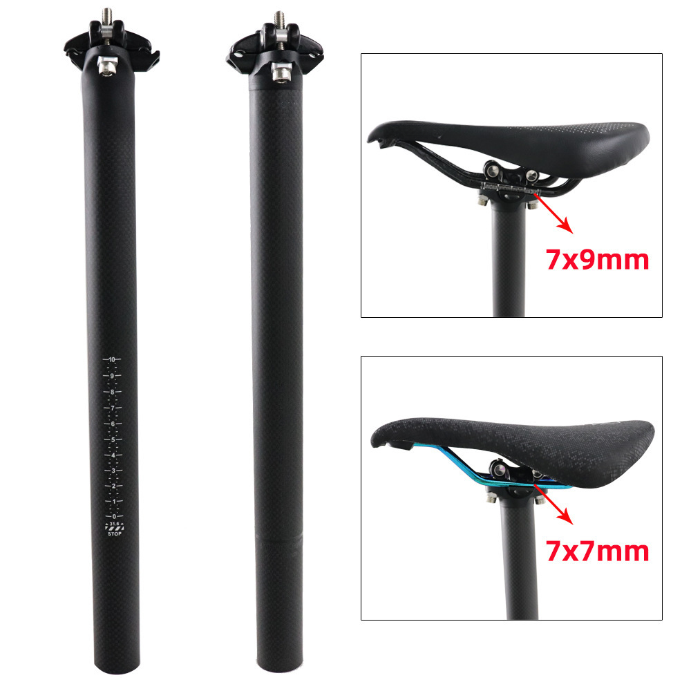 Mtb Saddle Lightweight - Poste de selim de fibra de