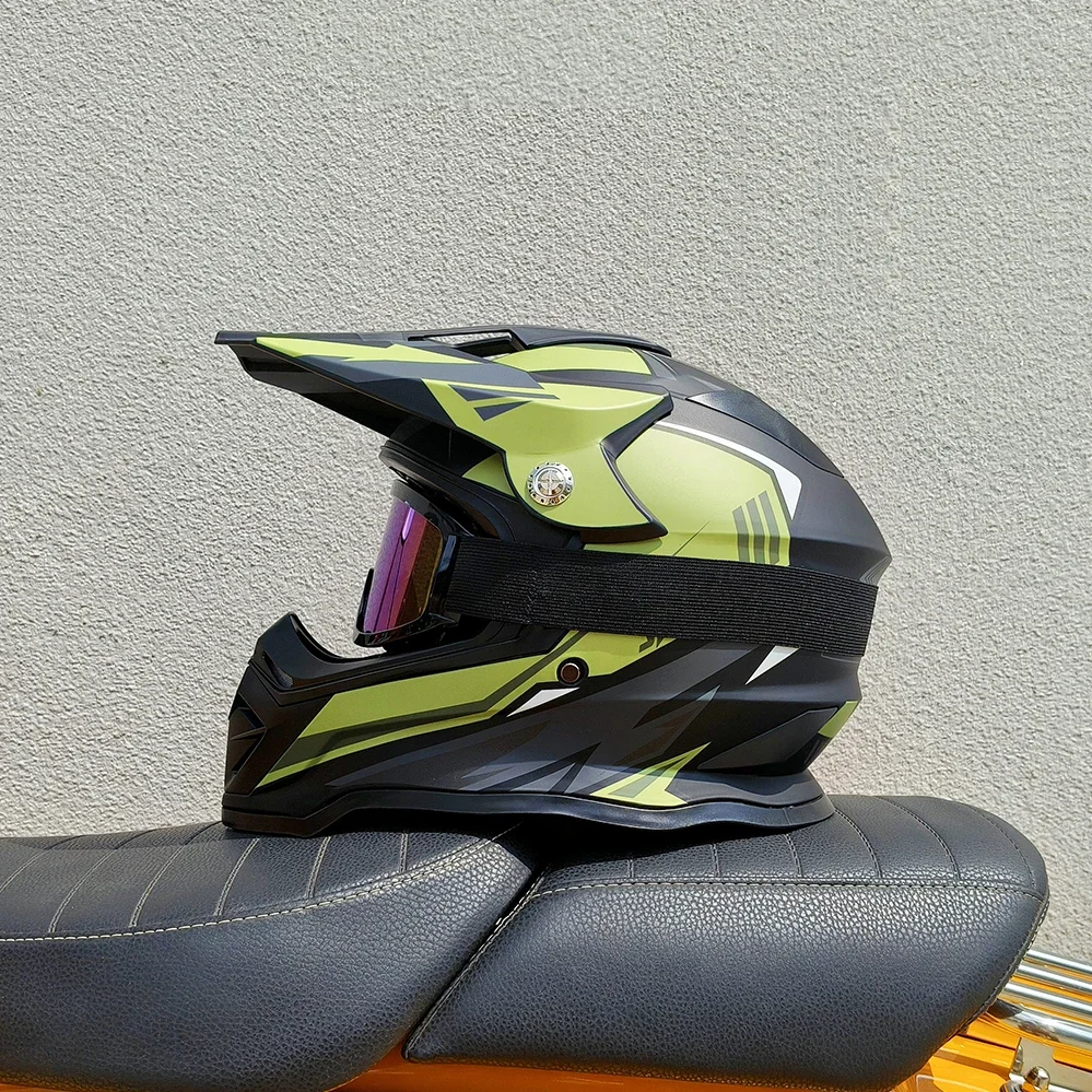 Mountain Biking Helmet Full Face - Capacete Profissional para Adultos, Capacete de