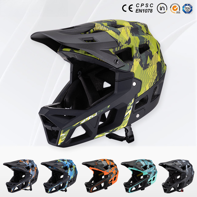 Mountain Biking Helmet Full Face - Novo Capacete de Ciclismo Adulto Integral