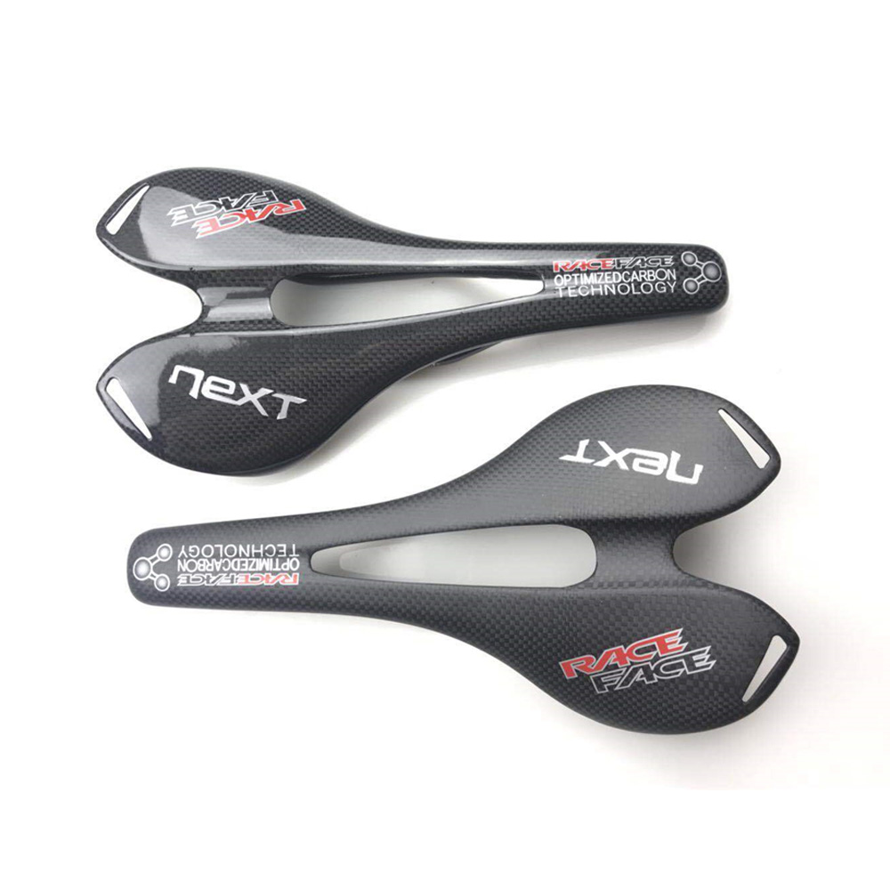 Mtb Saddle Lightweight - Cara de corrida próxima fibra carbono