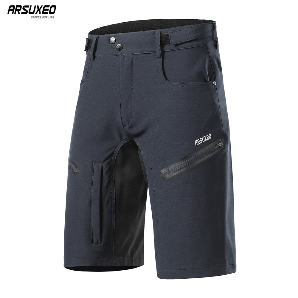 Mountain Biking Overalls - ARSUXEO Shorts de Ciclismo Masculino, Ajuste