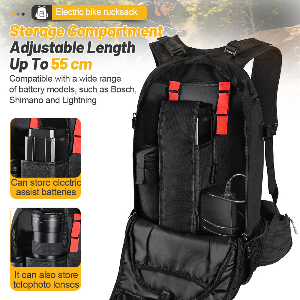 Mochila para E-Bike, Bolsa par - Mountain Biking Rucksack avaliação e preço