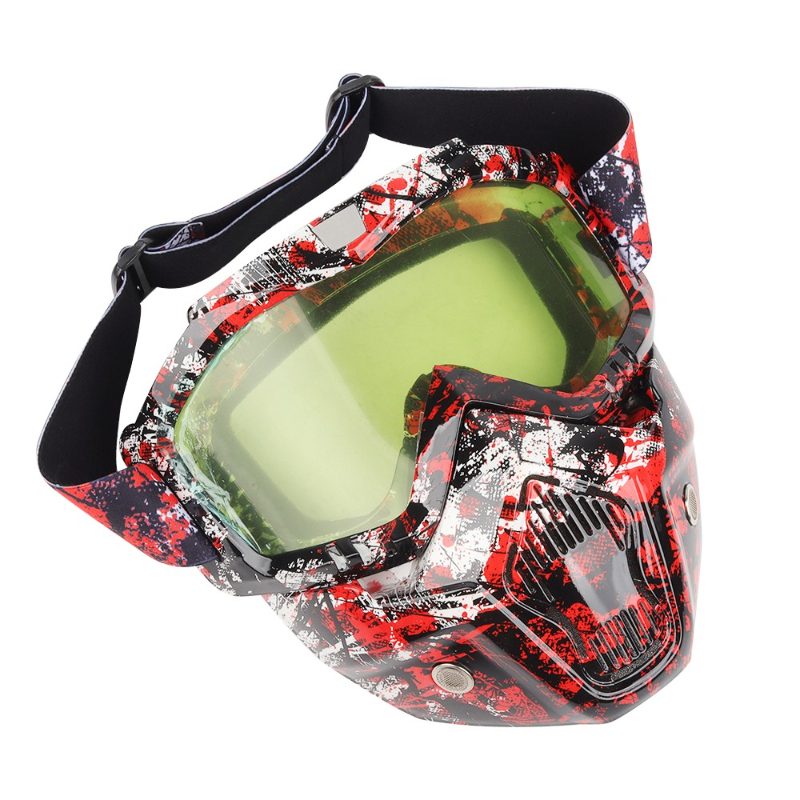 Óculos de motocicleta, máscara - Mountain Biking Helmet Full Face avaliação e preço