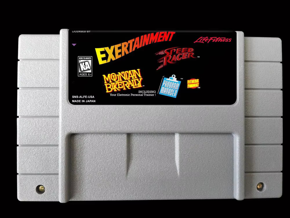 Jogos de 16 bits ** Exertainme - Mountain Biking Game avaliação e preço