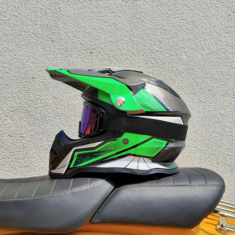 Capacete Profissional para Adu - Mountain Biking Helmet Full Face avaliação e preço