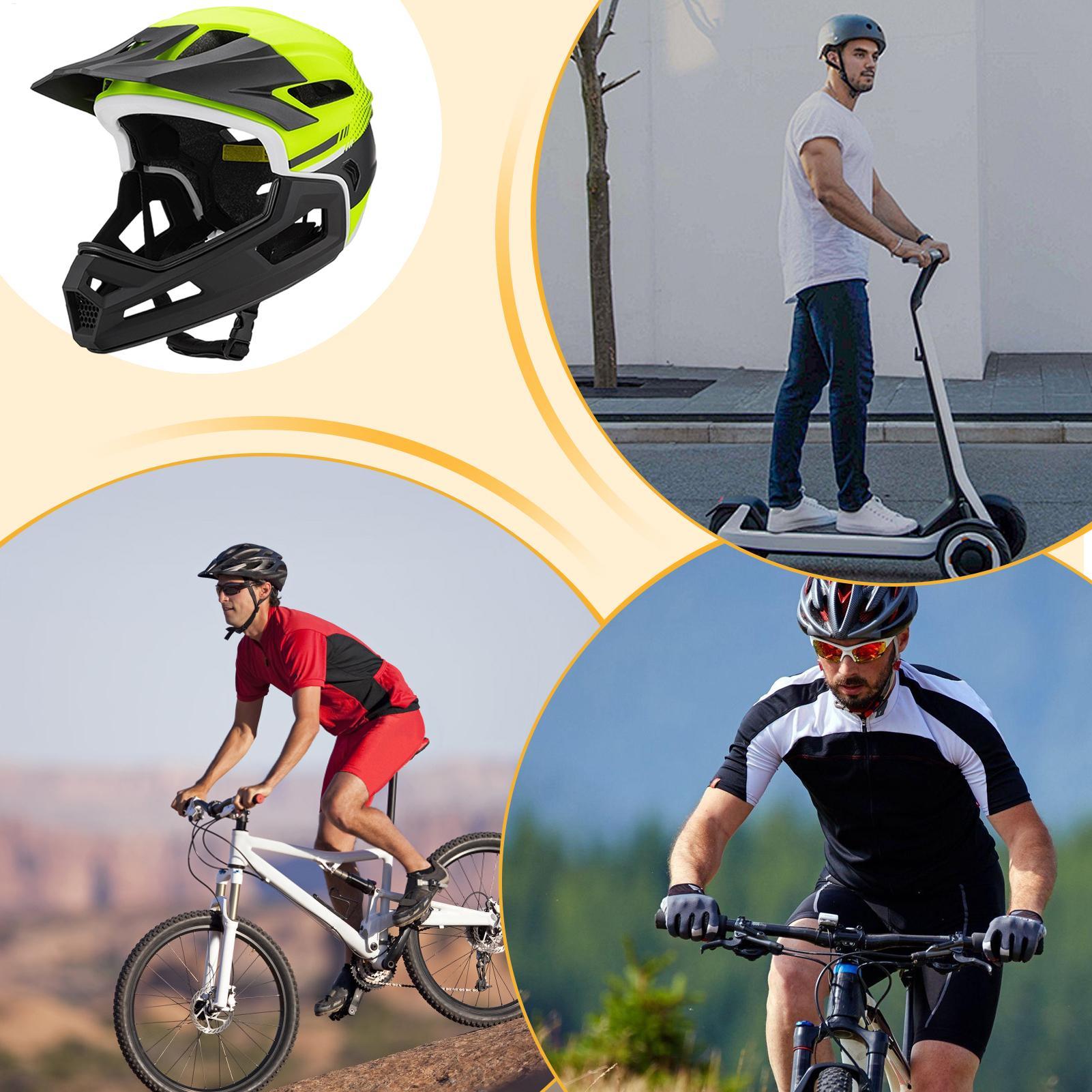 Capacete de bicicleta rosto ch - Mountain Biking Helmet Full Face avaliação e preço