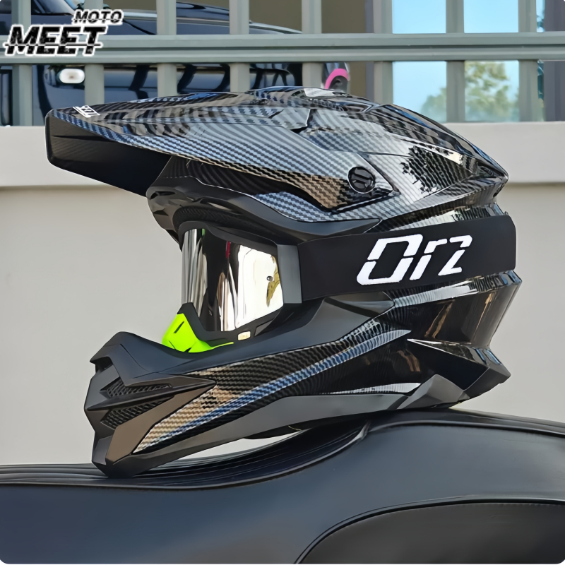 Capacete de Motocicleta Offroa - Mountain Biking Helmet Full Face avaliação e preço