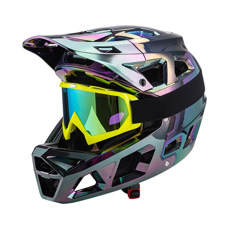 Cross-border novo adulto de co - Mountain Biking Helmet Full Face avaliação e preço