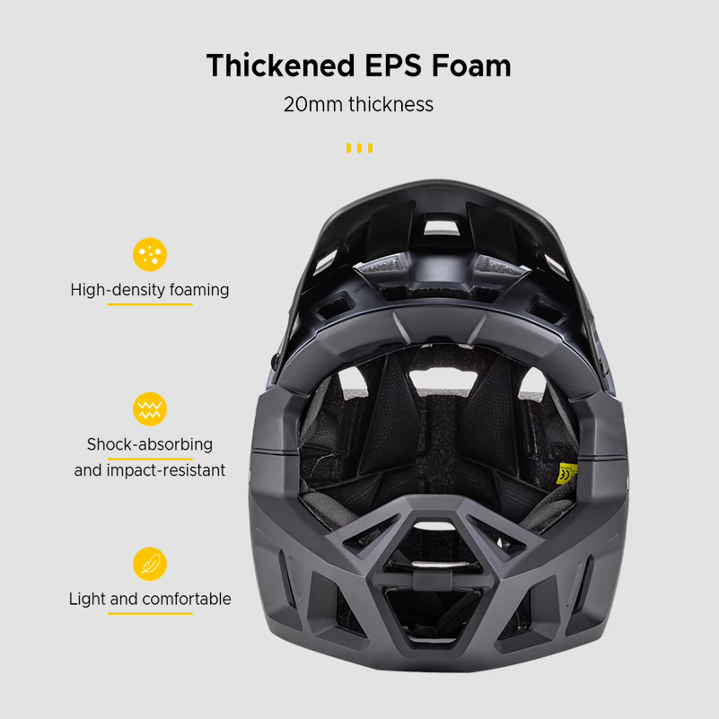 Capacete de Montanha para Adul - Mountain Biking Helmet Full Face avaliação e preço